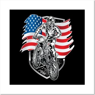 USA Motocross Posters and Art